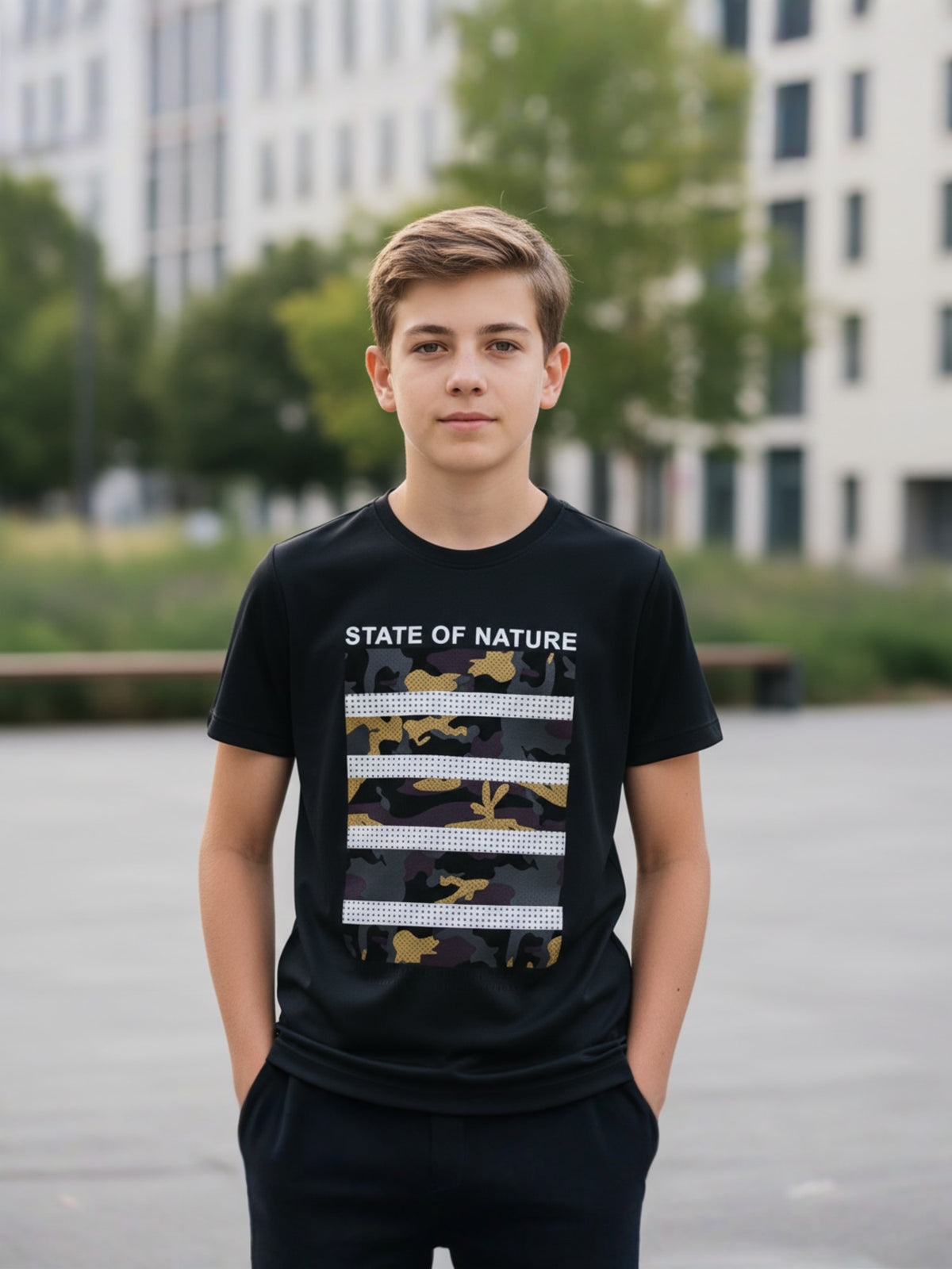 BLACK CORIAN T-SHIRT