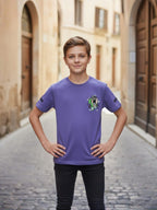 BLUE LYCRA T-SHIRT