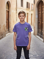 BLUE LYCRA T-SHIRT
