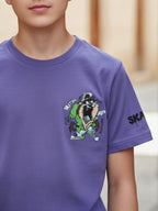 BLUE LYCRA T-SHIRT