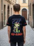 BLACK LYCRA T-SHIRT
