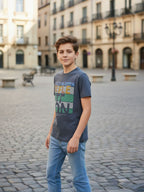 BLUE TENCIL T-SHIRT