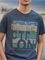 BLUE TENCIL T-SHIRT