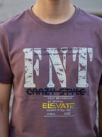 PURPLE TENCIL T-SHIRT