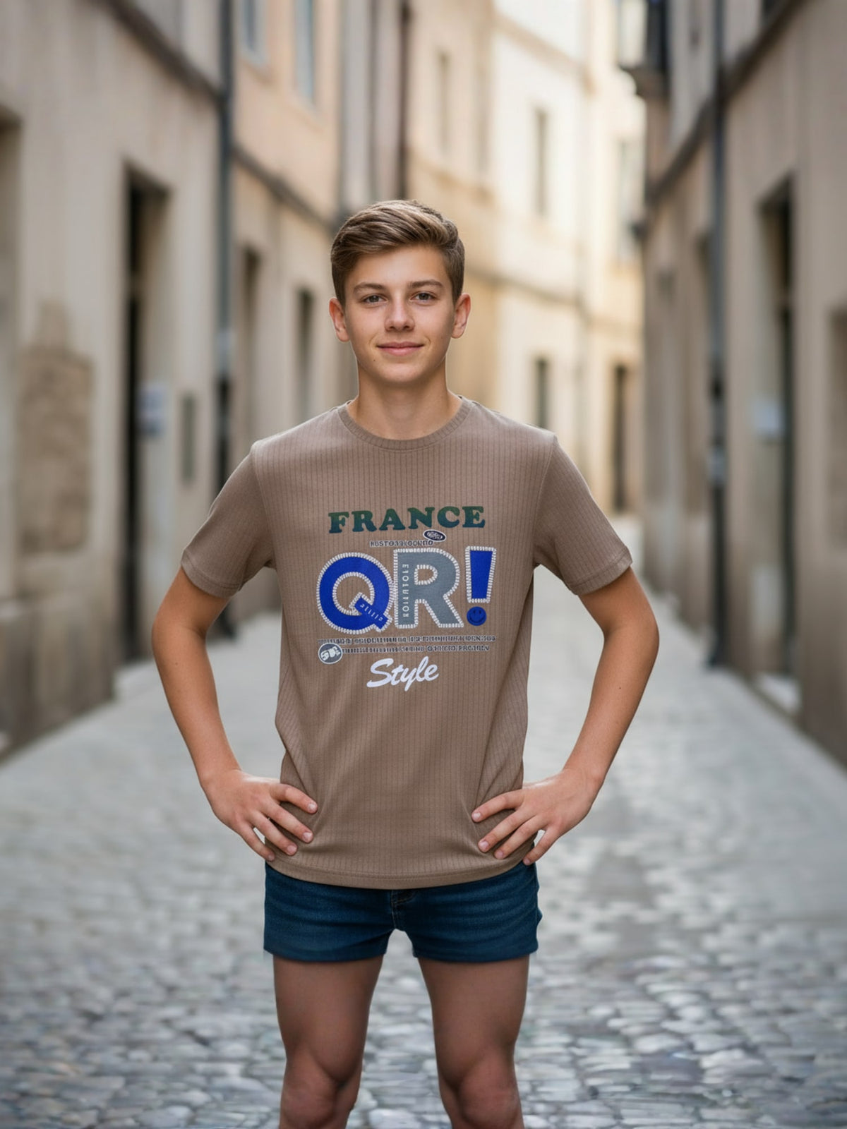 BROWN REGULAR T-SHIRT