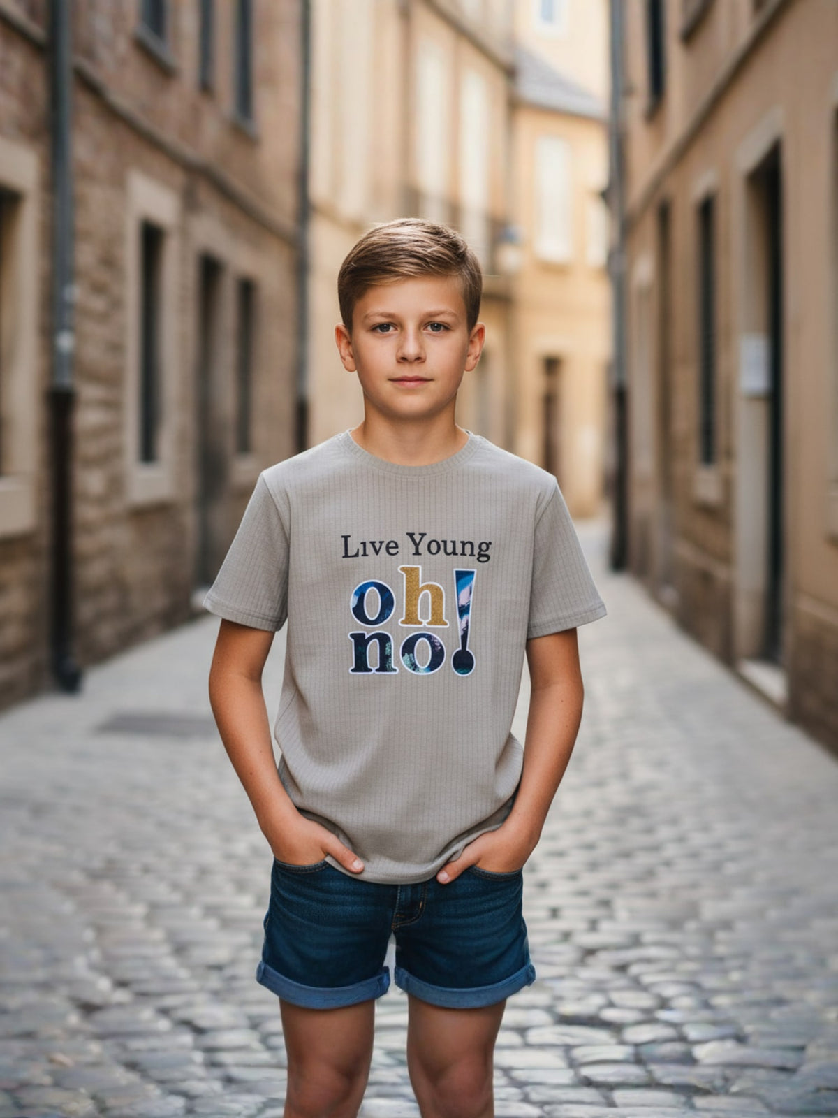 BEIGE REGULAR T-SHIRT