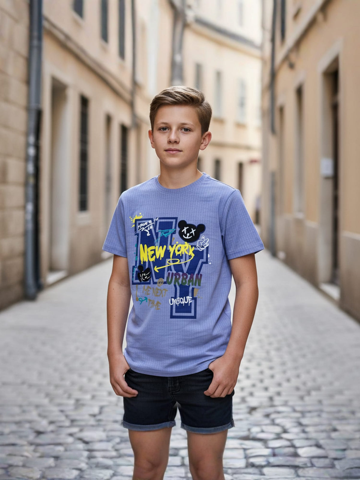 BLUE REGULAR T-SHIRT