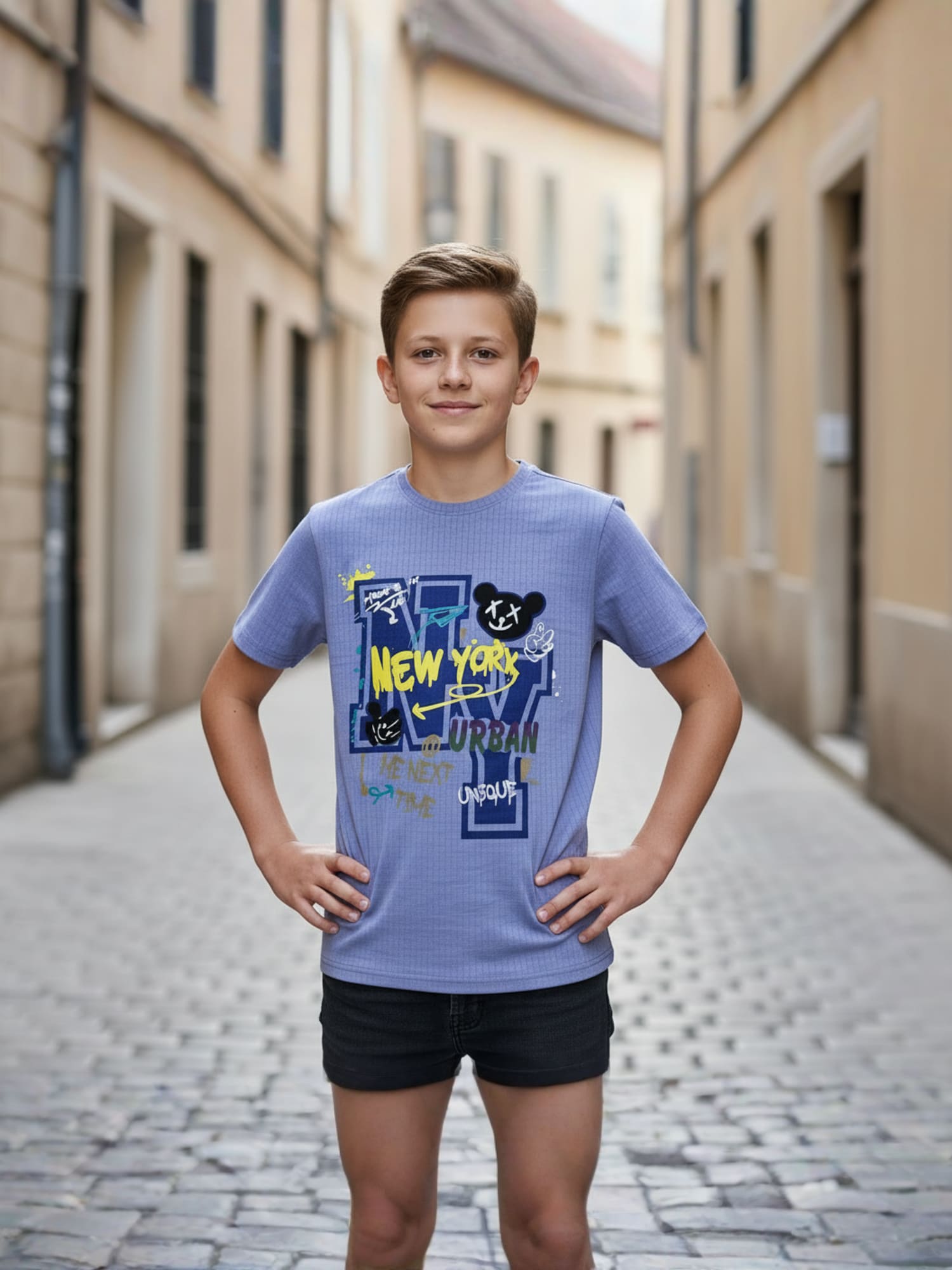 BLUE REGULAR T-SHIRT
