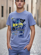 BLUE REGULAR T-SHIRT