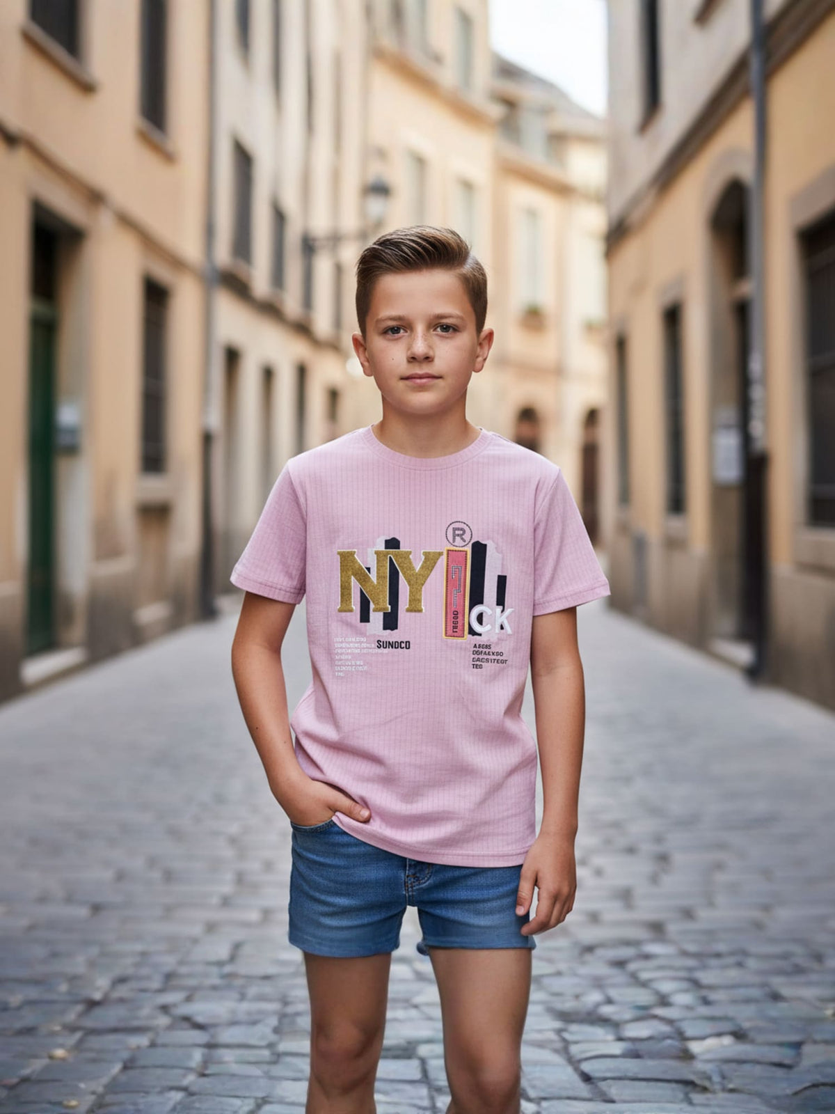 PINK REGULAR T-SHIRT