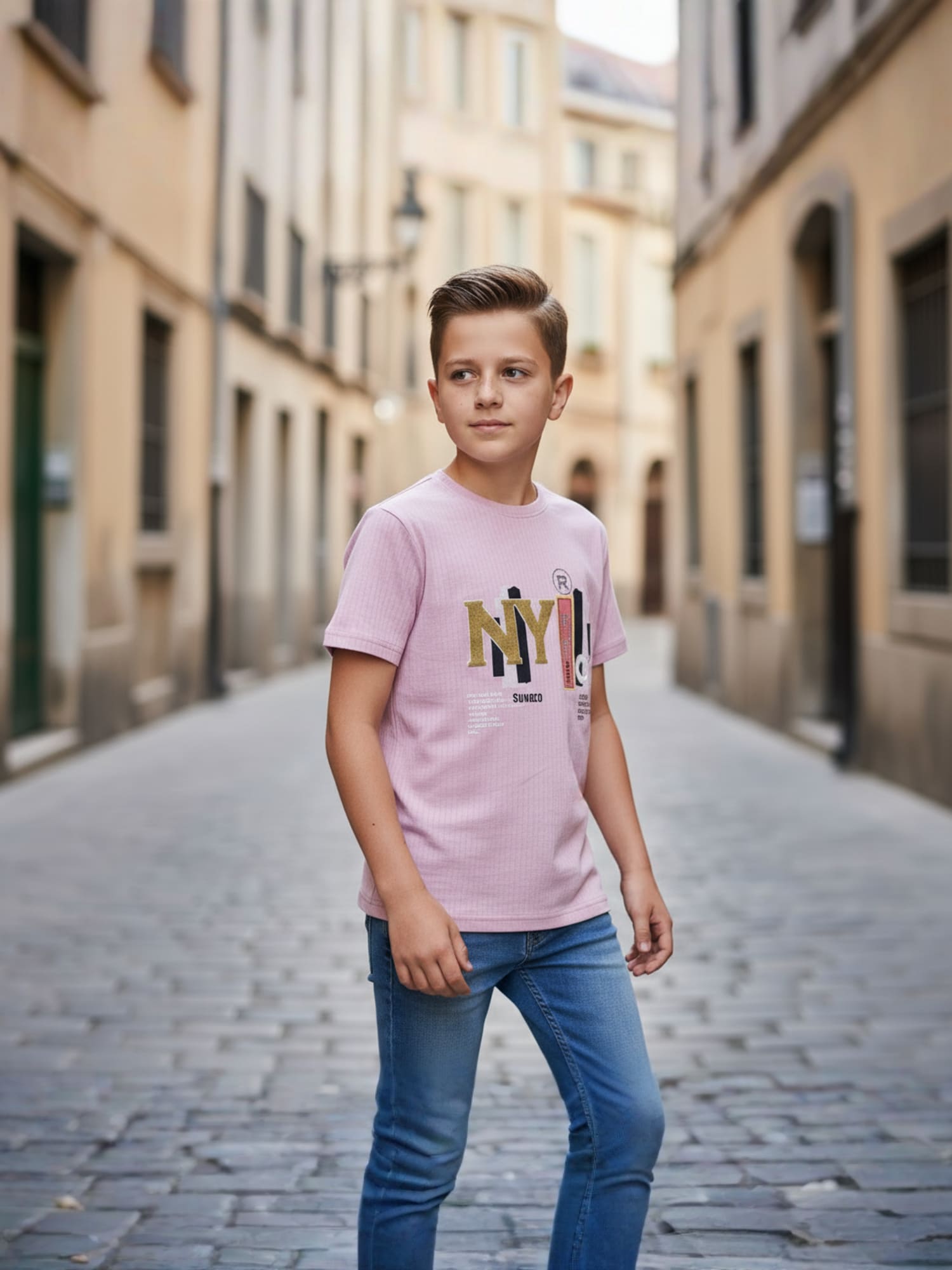 PINK REGULAR T-SHIRT