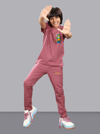 DUSTY MAUVE FULL PANT CO-ORDS WITH A TOUCH OF CLASS