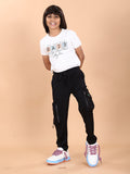 BLACK TENCIL CARGO PANT