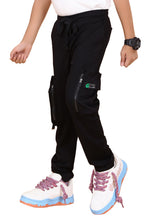 BLACK TENCIL CARGO PANT