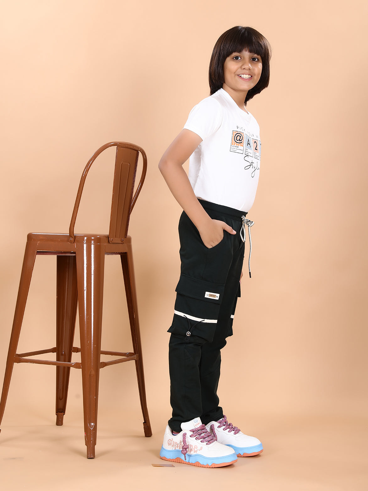 GREEN 4 WAY LYCRA CARGO PANT