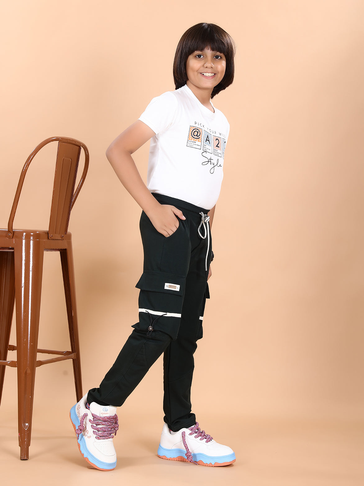 GREEN 4 WAY LYCRA CARGO PANT