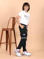 GREEN 4 WAY LYCRA CARGO PANT