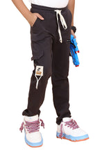 DARK GREY 4 WAY LYCRA CARGO PANT
