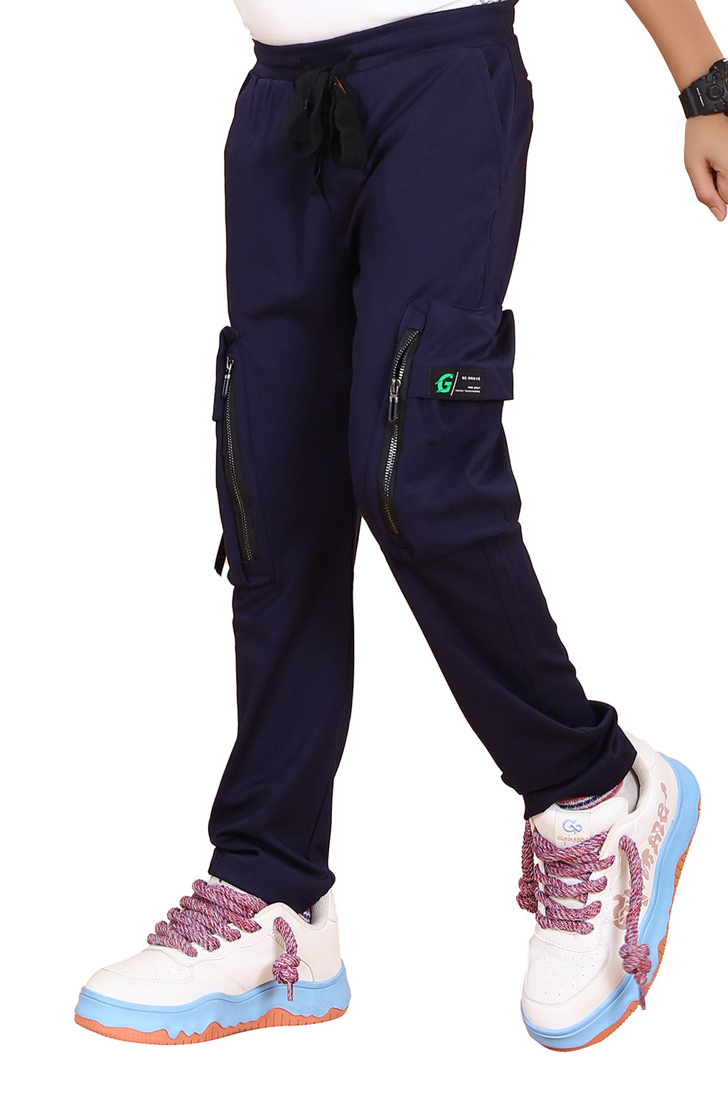 NAVY BLUE TENCIL CARGO PANT