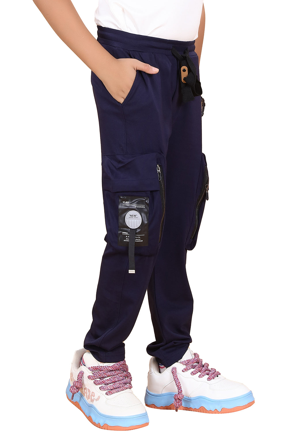 NAVY BLUE TENCIL CARGO PANT