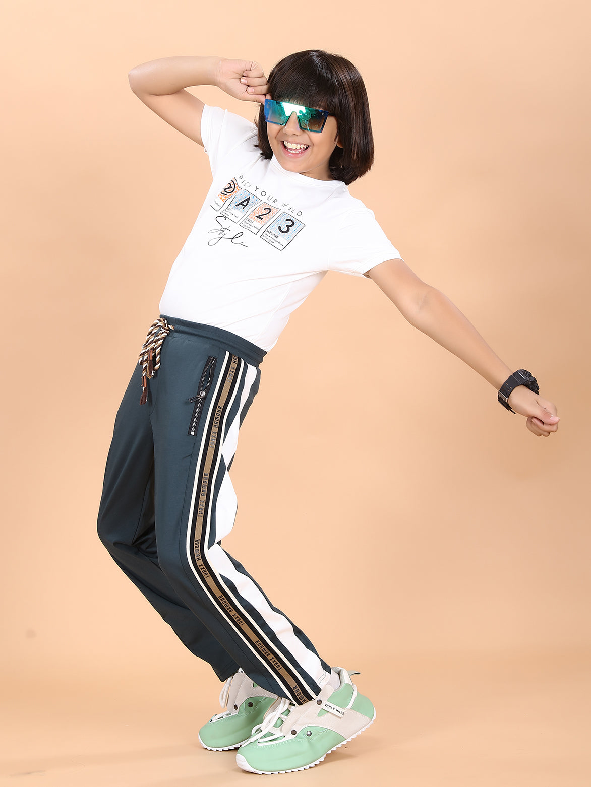 C GREEN TENCIL TRACK PANT