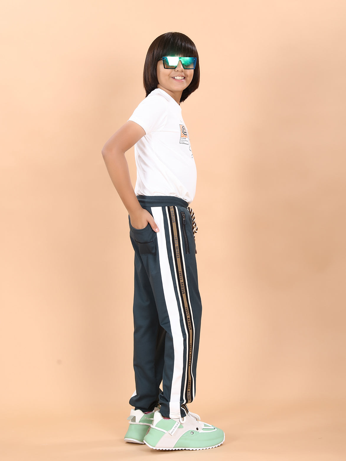 C GREEN TENCIL TRACK PANT