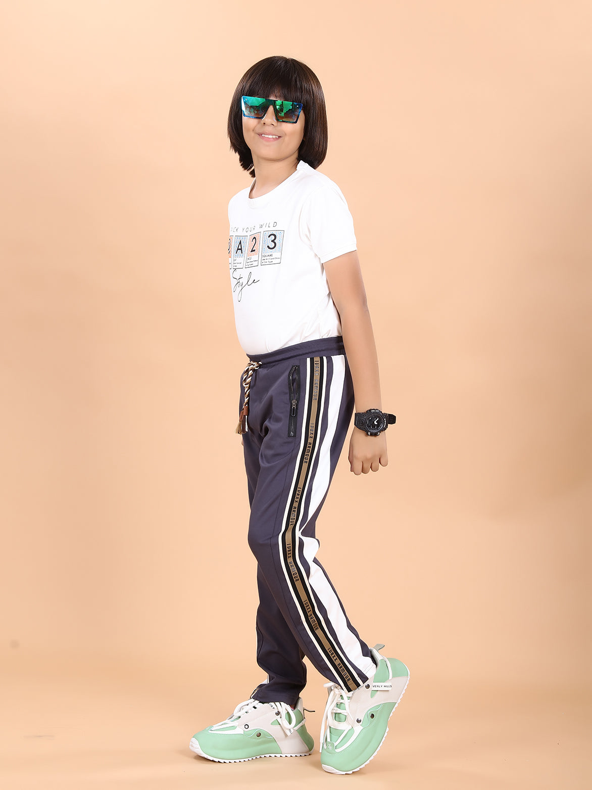 DARK GREY TENCIL TRACK PANT