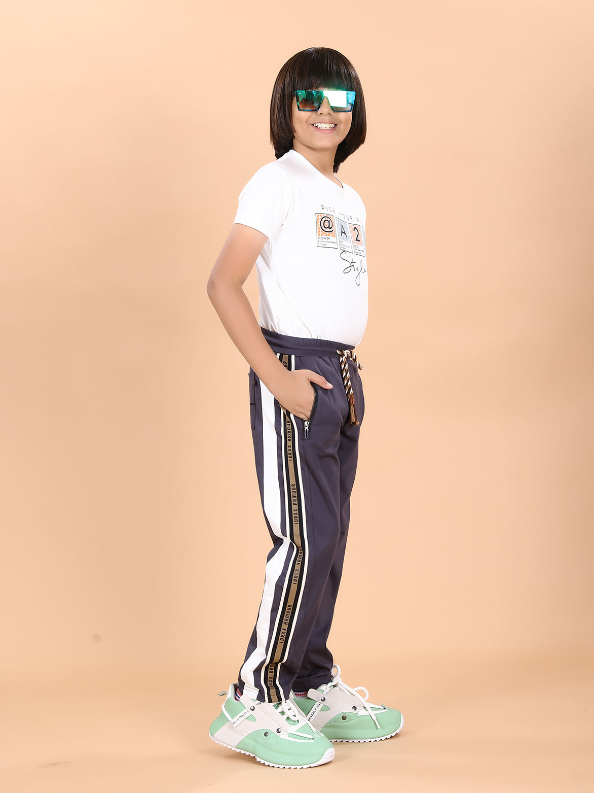 DARK GREY TENCIL TRACK PANT