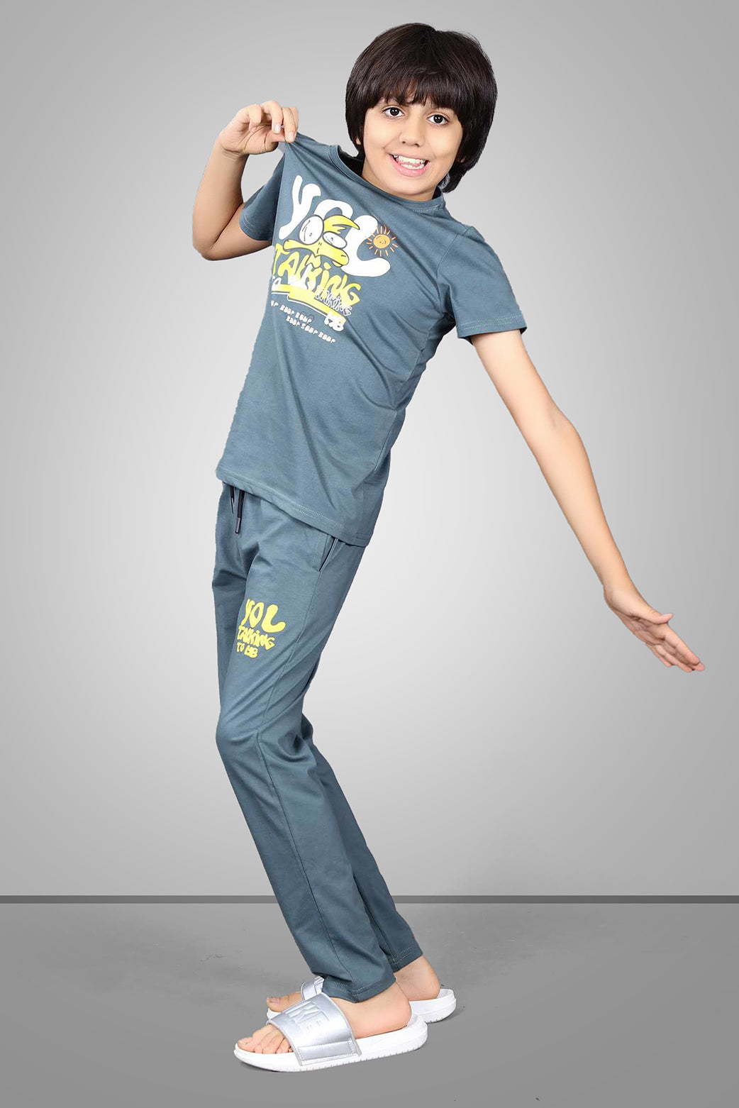 FOREST GREEN BIOGOLD FABRIC - LIGHTWEIGHT - STYLISH FULL PANT SET