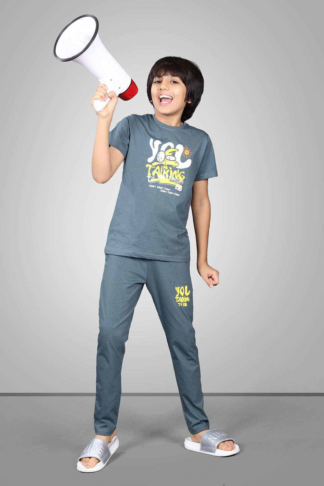 FOREST GREEN BIOGOLD FABRIC - LIGHTWEIGHT - STYLISH FULL PANT SET