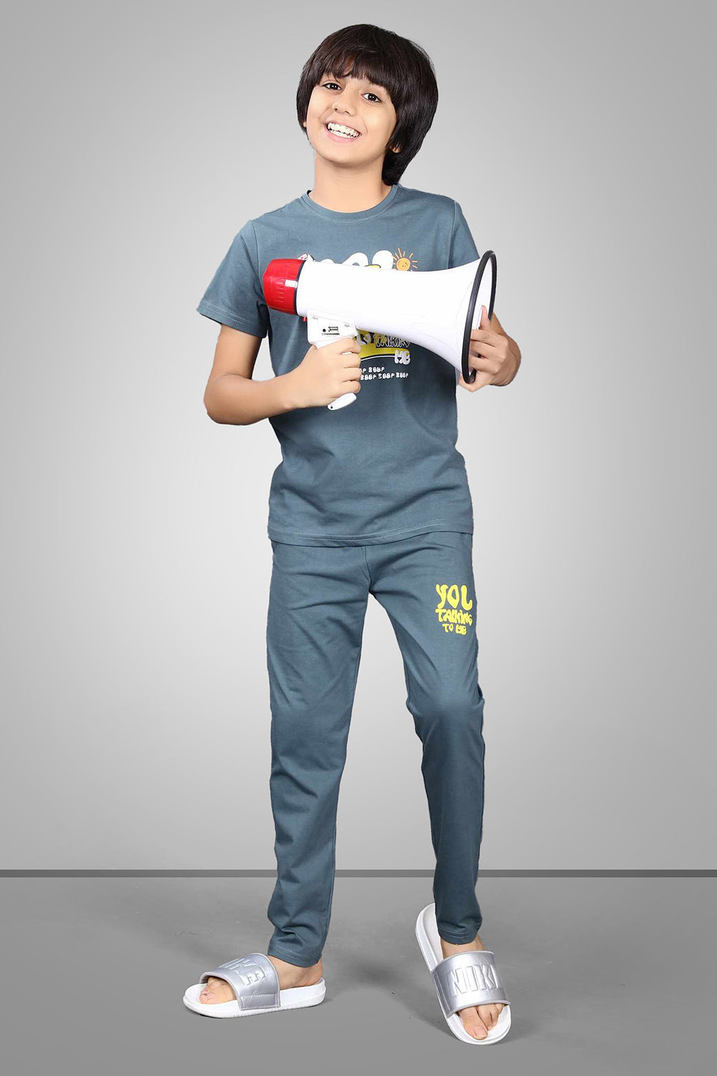 FOREST GREEN BIOGOLD FABRIC - LIGHTWEIGHT - STYLISH FULL PANT SET