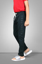 GREEN FOUR WAY LYCRA TRACKPANT