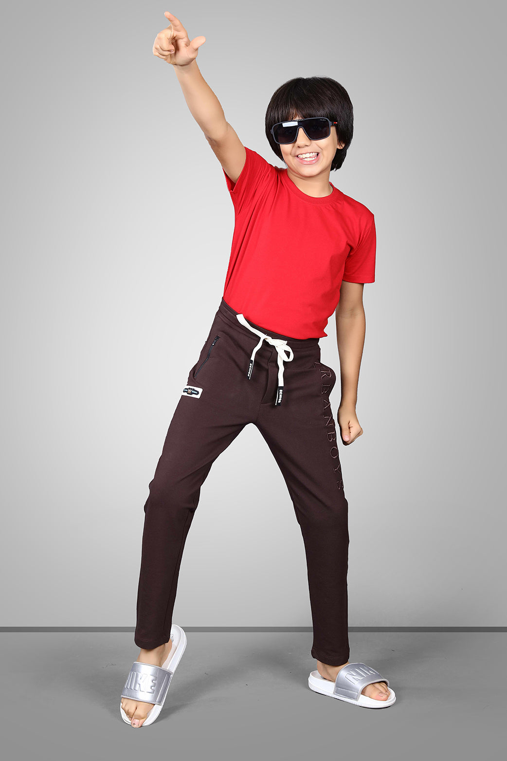 COFFEE FOUR WAY LYCRA TRACKPANT