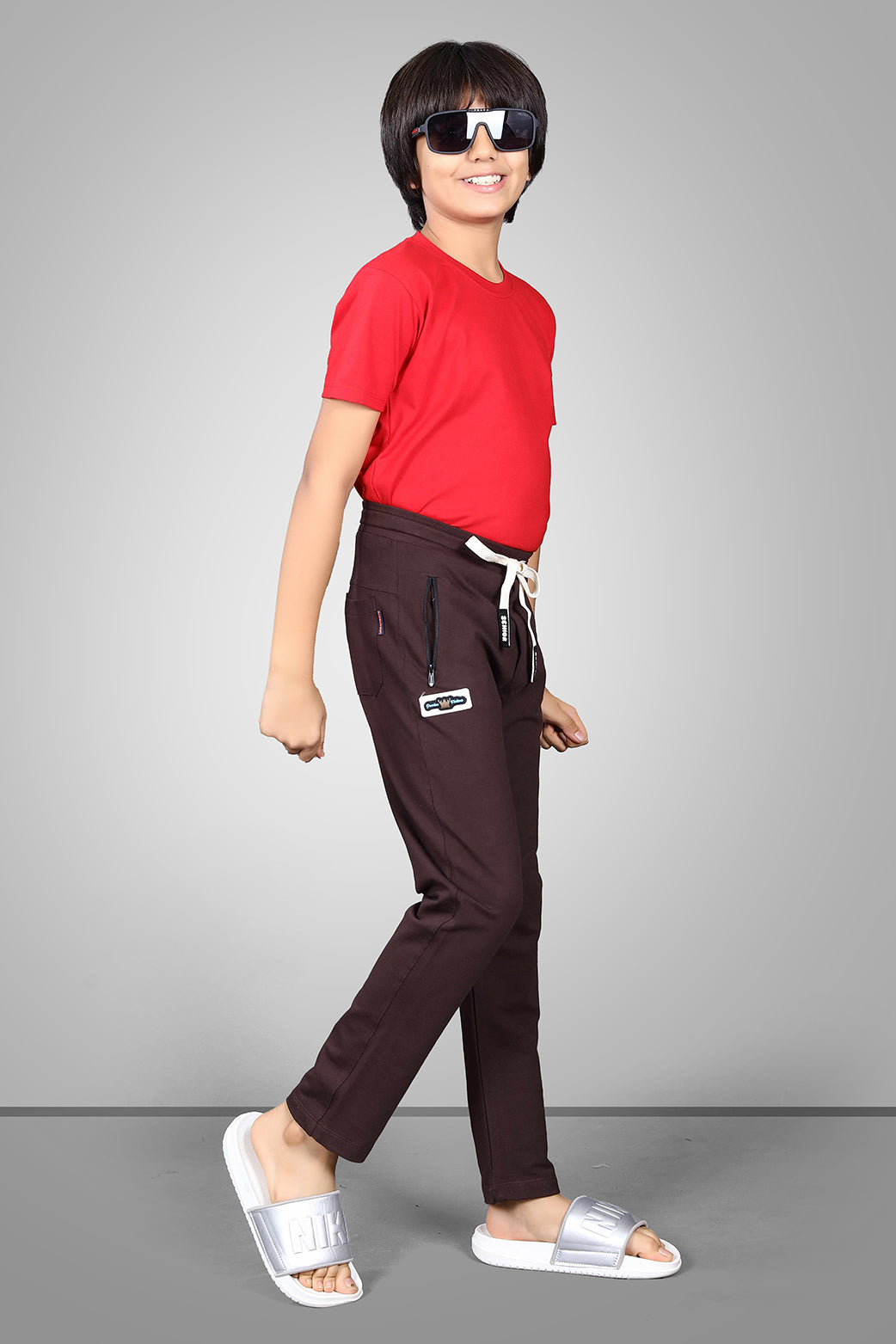 COFFEE FOUR WAY LYCRA TRACKPANT