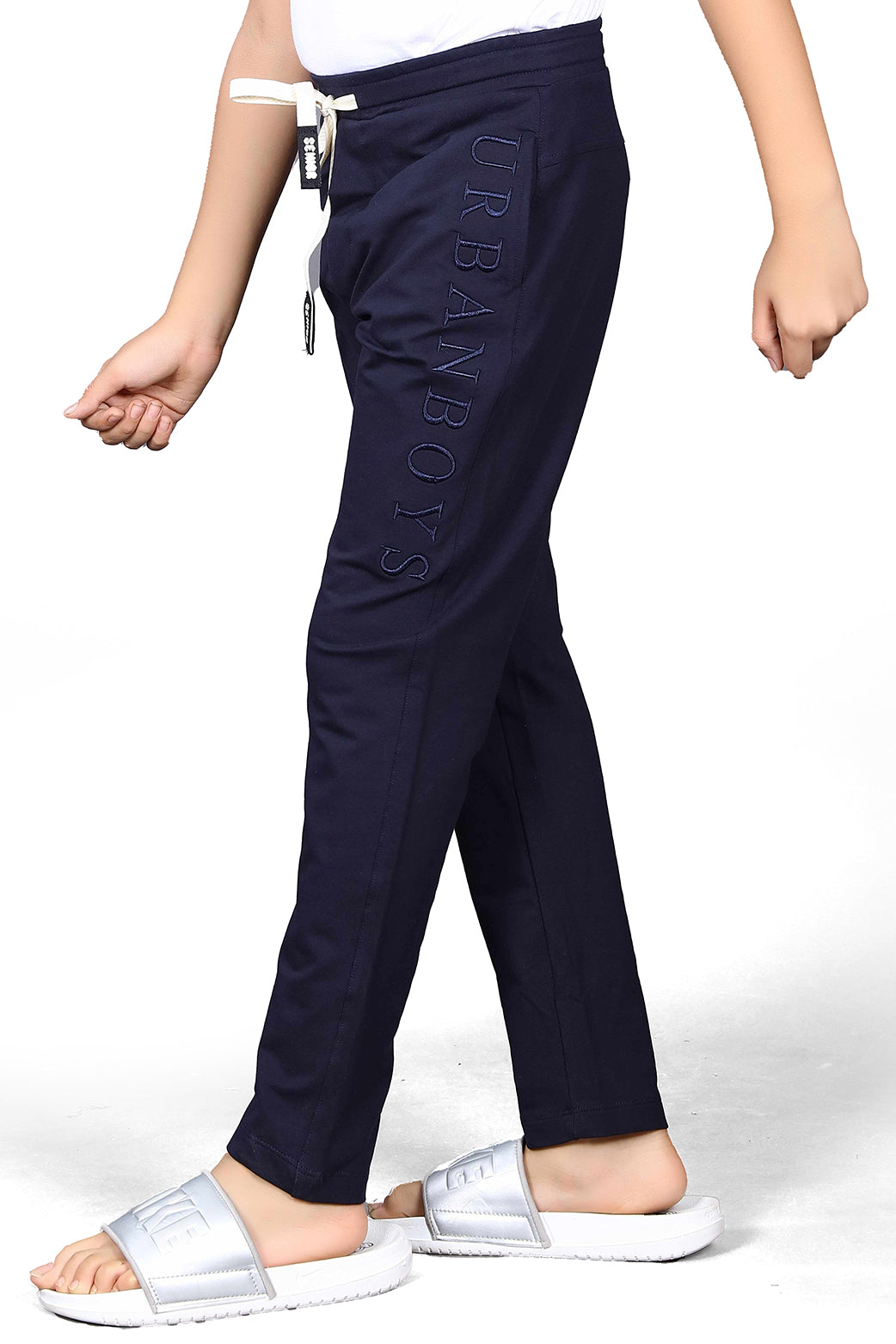 NAVY BLUE FOUR WAY LYCRA TRACKPANT