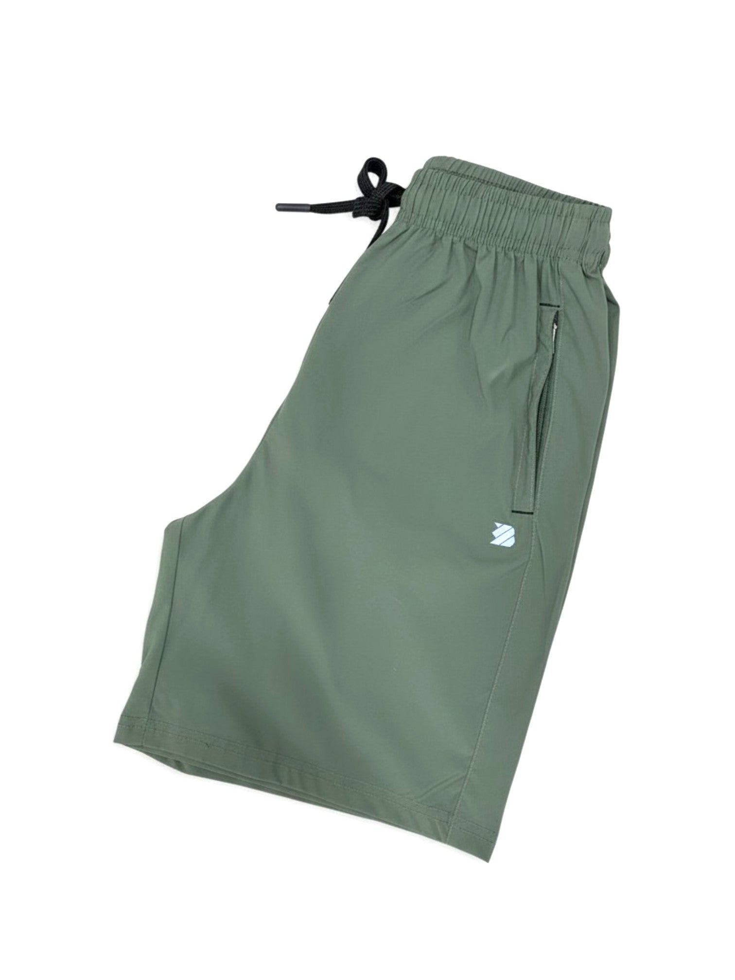 OLIVE NS LYCRA SPORTS SHORTS