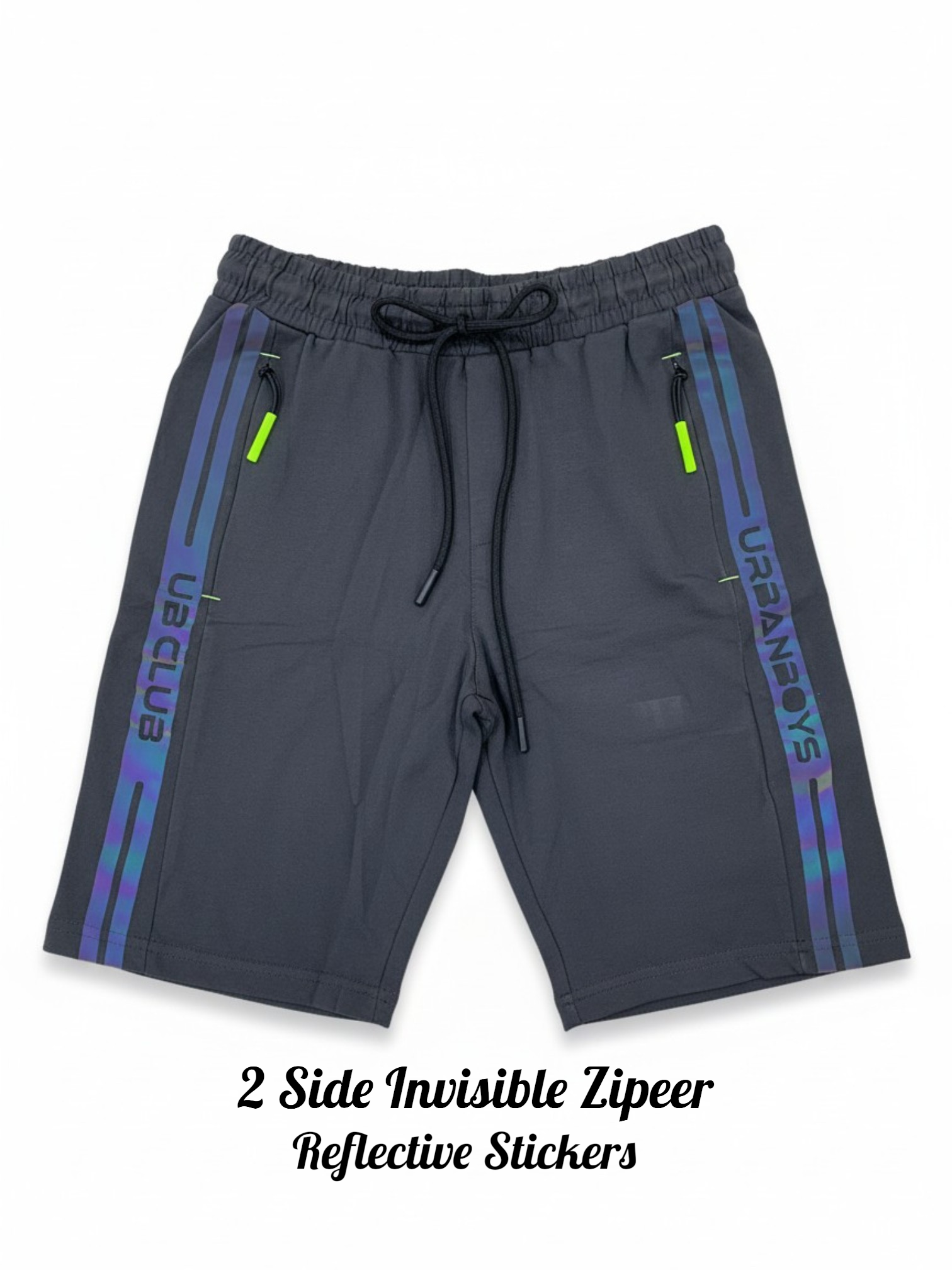 DARK GREY URBANBOYS LYCRA SHORTS