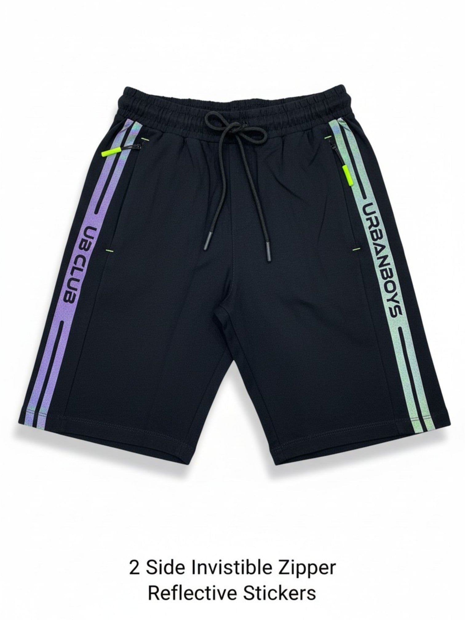 NAVY BLUE URBANBOYS LYCRA SHORTS
