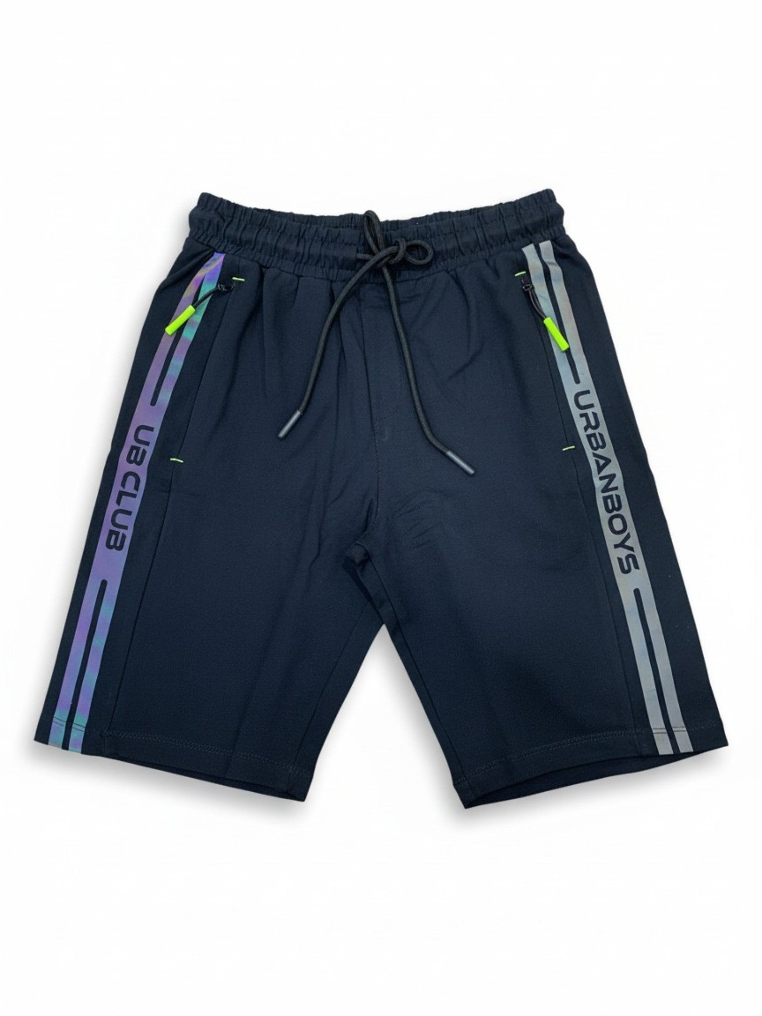 NAVY BLUE URBANBOYS LYCRA SHORTS