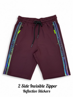 WINE URBANBOYS LYCRA SHORTS