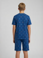 DENIM CO ORD SET SHORTS