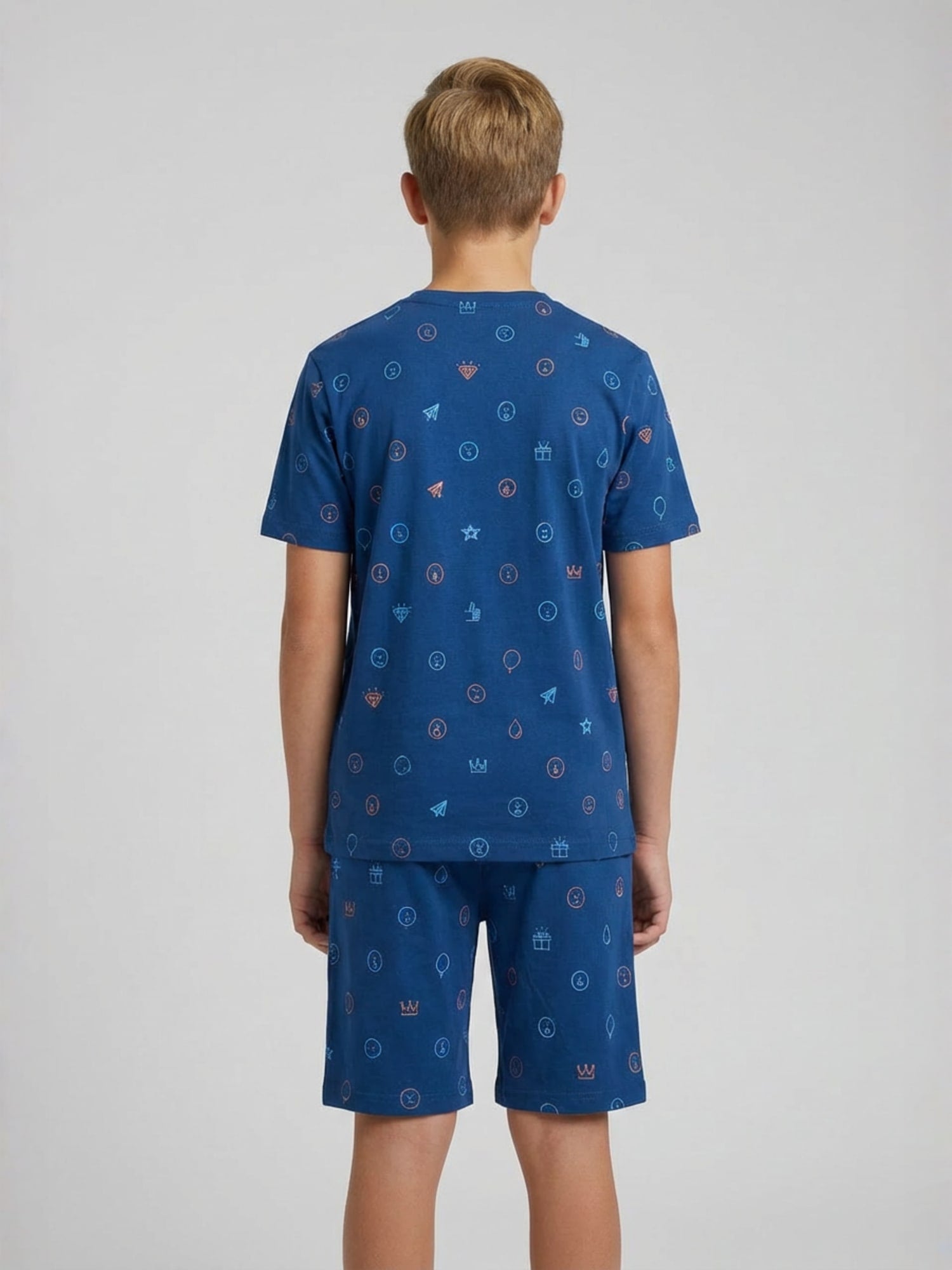 DENIM CO ORD SET SHORTS