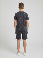 DARK GREY CO ORD SET SHORTS