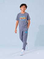 GREY BIOGOLD FABRIC - LIGHTWEIGHT - STYLISH FULL PANT SET