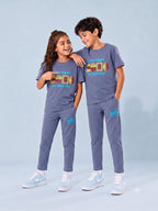 GREY BIOGOLD FABRIC - LIGHTWEIGHT - STYLISH FULL PANT SET