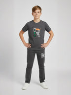 DARK GREY CO ORD SET FULL PANT