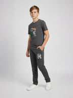 DARK GREY CO ORD SET FULL PANT