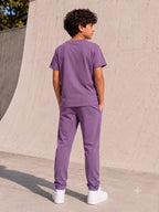 MAUVE BIOGOLD FABRIC - LIGHTWEIGHT - STYLISH FULL PANT SET