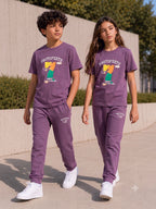 MAUVE BIOGOLD FABRIC - LIGHTWEIGHT - STYLISH FULL PANT SET