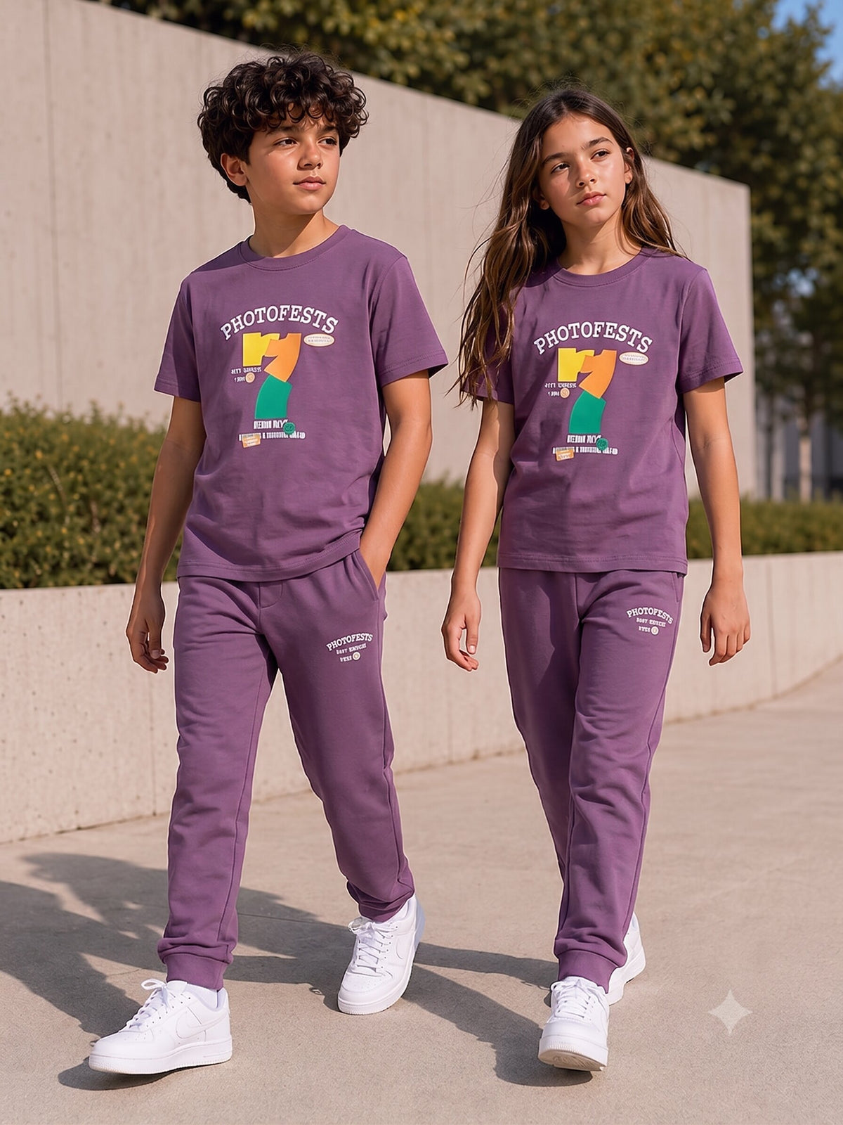 MAUVE BIOGOLD FABRIC - LIGHTWEIGHT - STYLISH FULL PANT SET